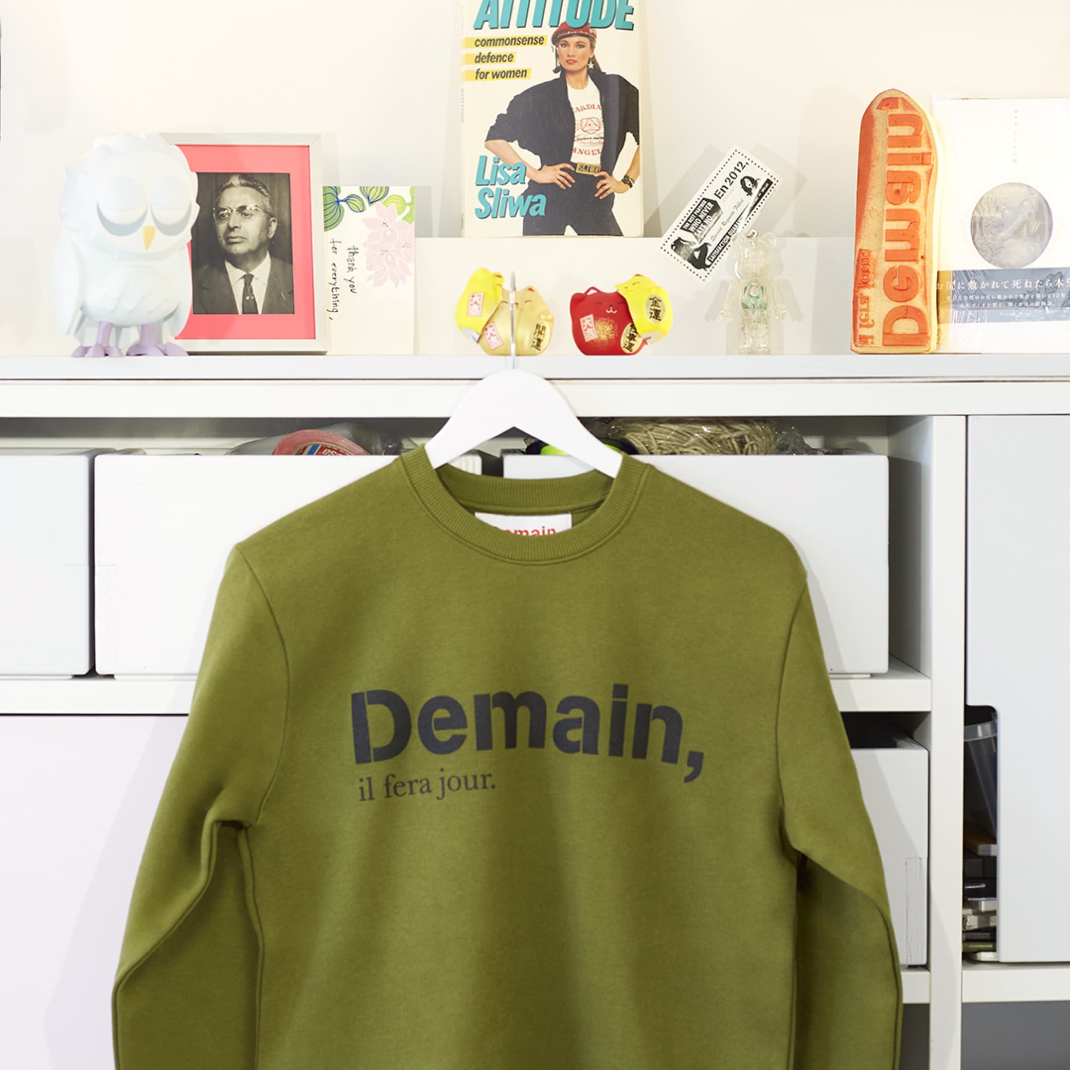 Demain, il fera jour. - Khaki Sweatshirt 'The Original' for Him